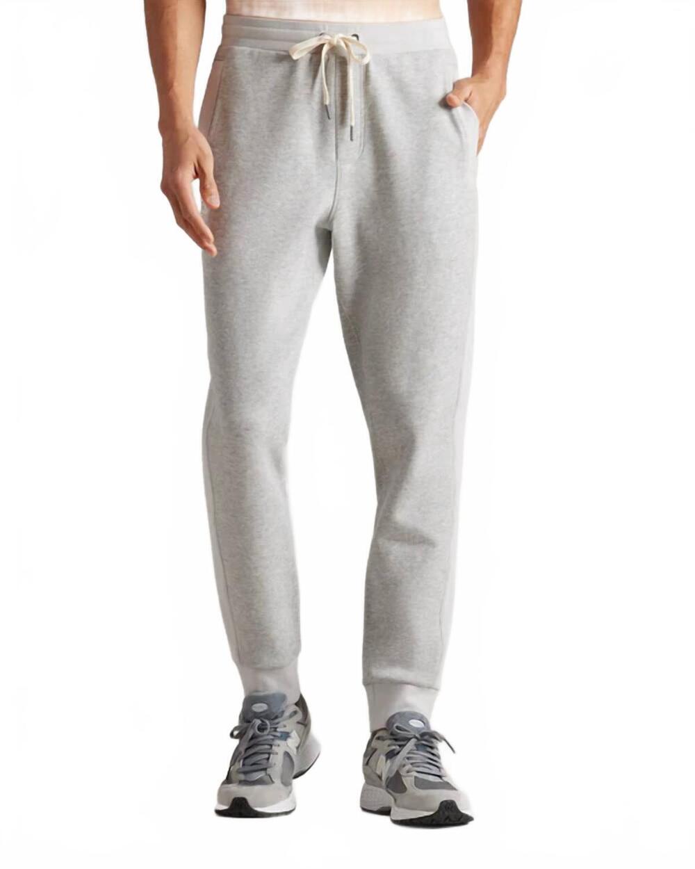 NEW RHONE heritage midweight sweatpant in heather gray
